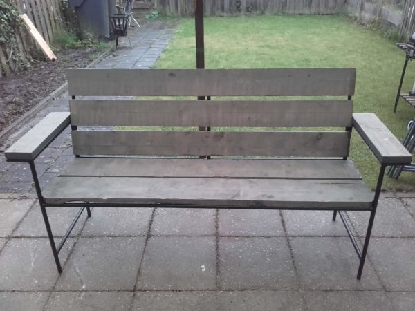 Tuinset steigerhout