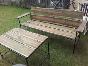 Tuinset schaaldelen