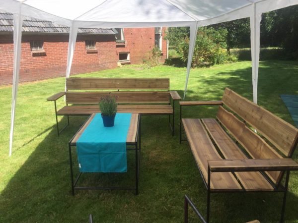 Tuinset schaaldelen